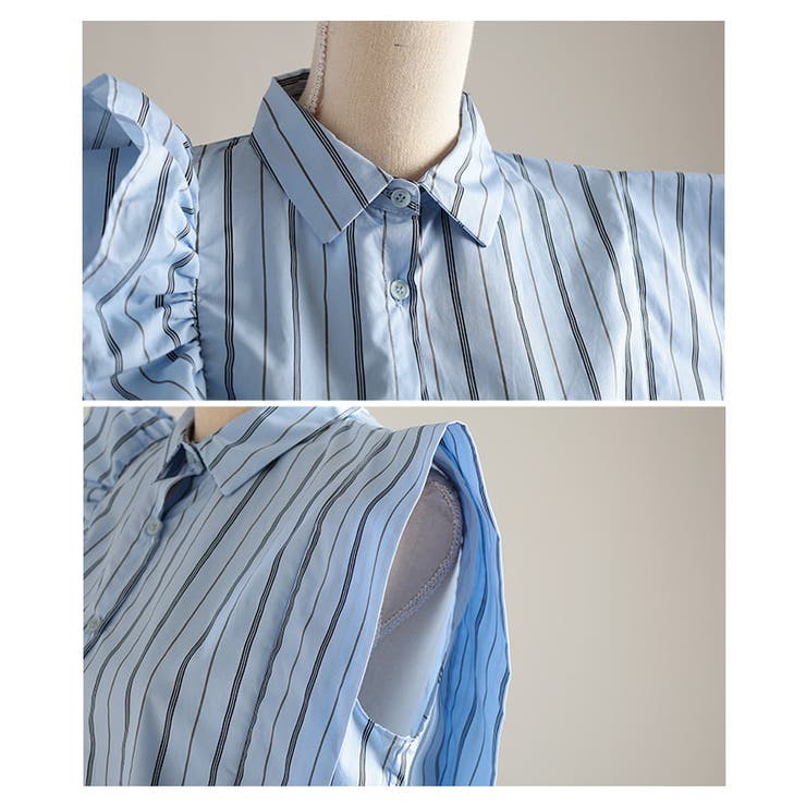 着るだけで華やぐアシンメトリーデザインブラウス レディース トップス | Sawa a la mode | 詳細画像19 