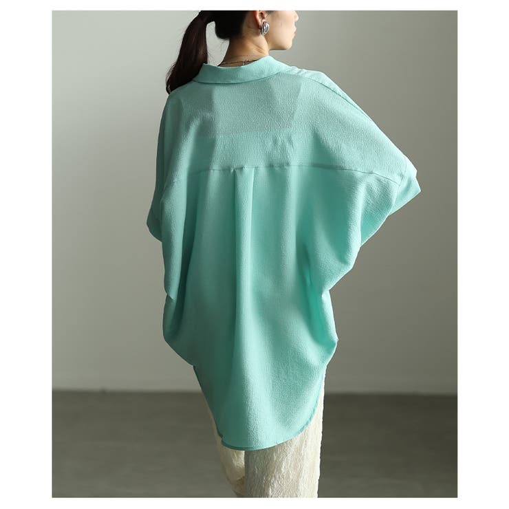 ラフに大人見えするドルマンスリーブスキッパーシャツ レディース ファッション | Sawa a la mode | 詳細画像9 