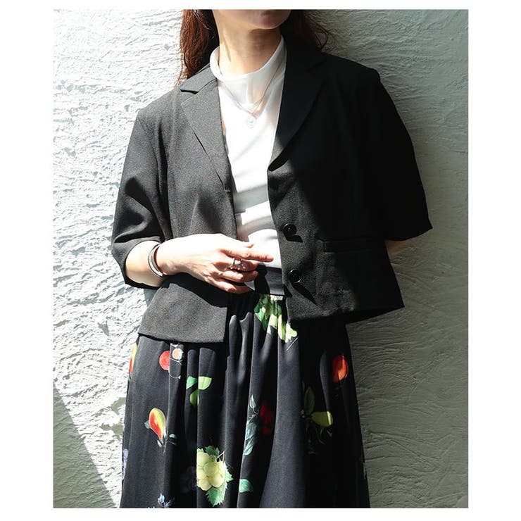 涼しく羽織れるサマーテーラージャケット レディース アウター | Sawa a la mode | 詳細画像14 