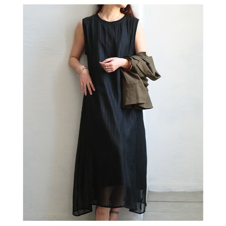 軽さで魅せるオーガンジーレイヤードワンピース レディース ワンピース | Sawa a la mode | 詳細画像9 