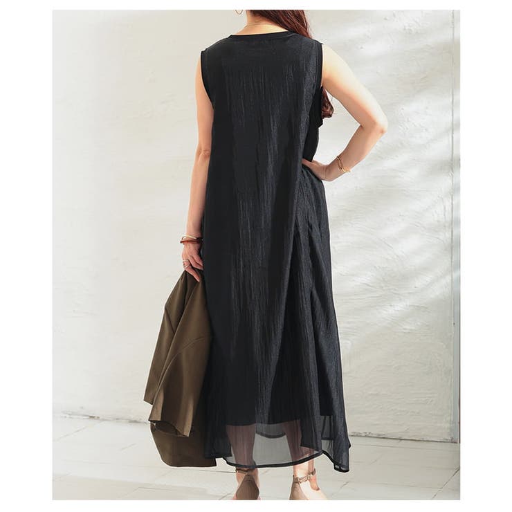 軽さで魅せるオーガンジーレイヤードワンピース レディース ワンピース | Sawa a la mode | 詳細画像12 