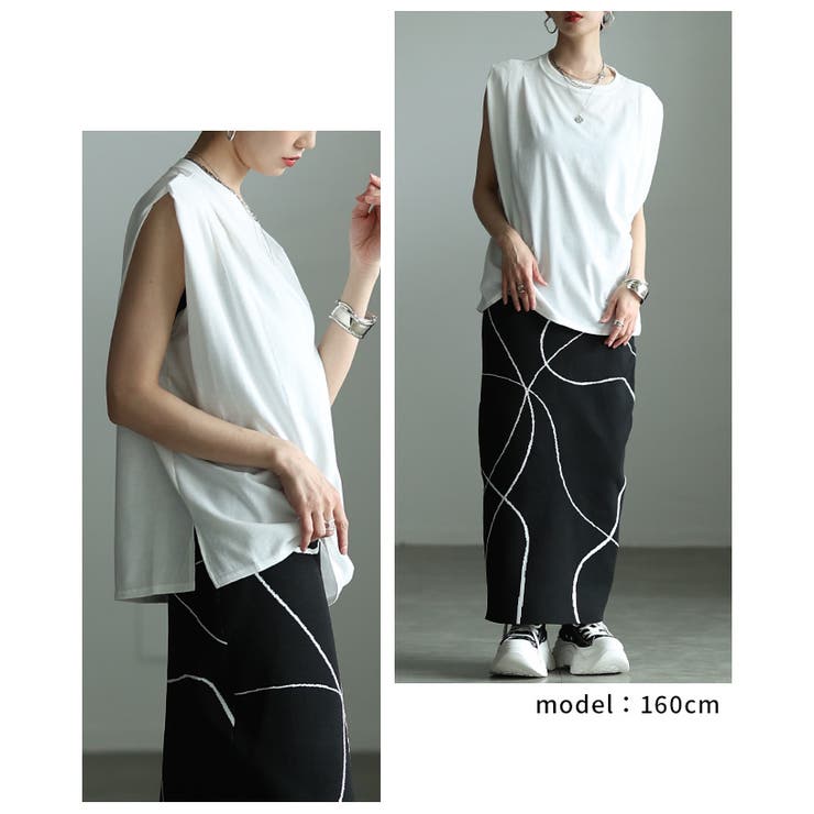 ひんやり心地よい接触冷感＆UV肩タックフレンチ袖Tシャツ レディース ファッショ… | Sawa a la mode | 詳細画像9 
