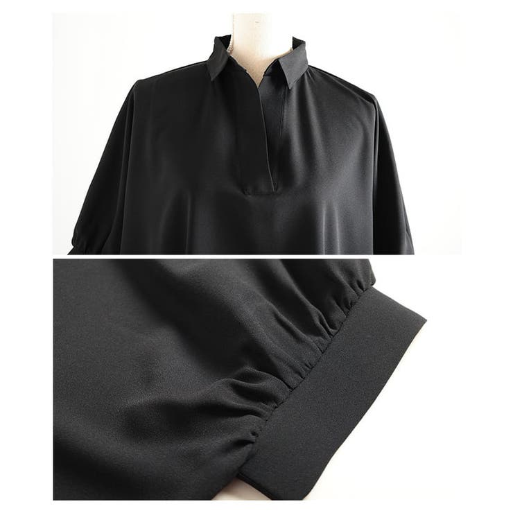 品よく整う接触冷感スキッパーシャツトップス レディース トップス | Sawa a la mode | 詳細画像19 