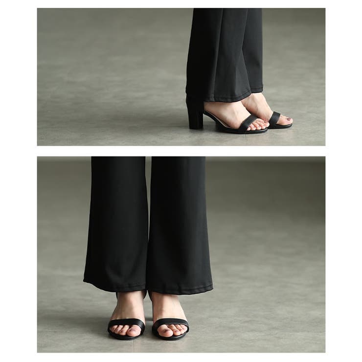 脚長見えするボンディングフレアレギンスパンツ レディース ボトムス | Sawa a la mode | 詳細画像5 