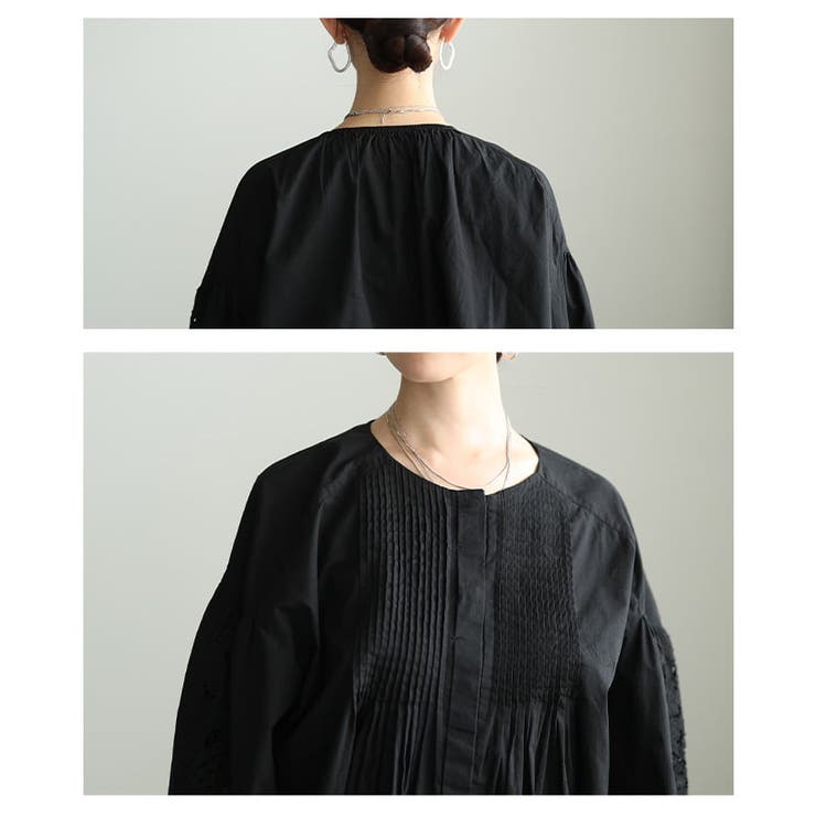 ナチュラルに纏うインド綿ピンタックブラウス レディース トップス | Sawa a la mode | 詳細画像5 