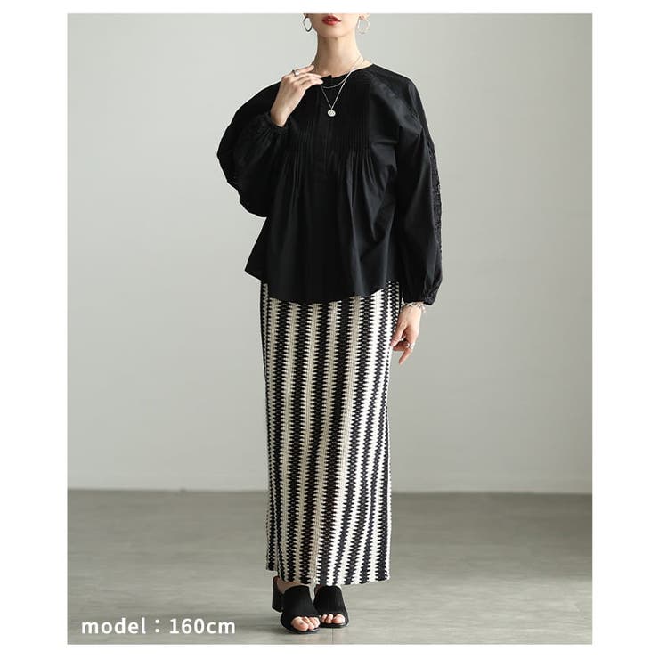 ナチュラルに纏うインド綿ピンタックブラウス レディース トップス | Sawa a la mode | 詳細画像7 