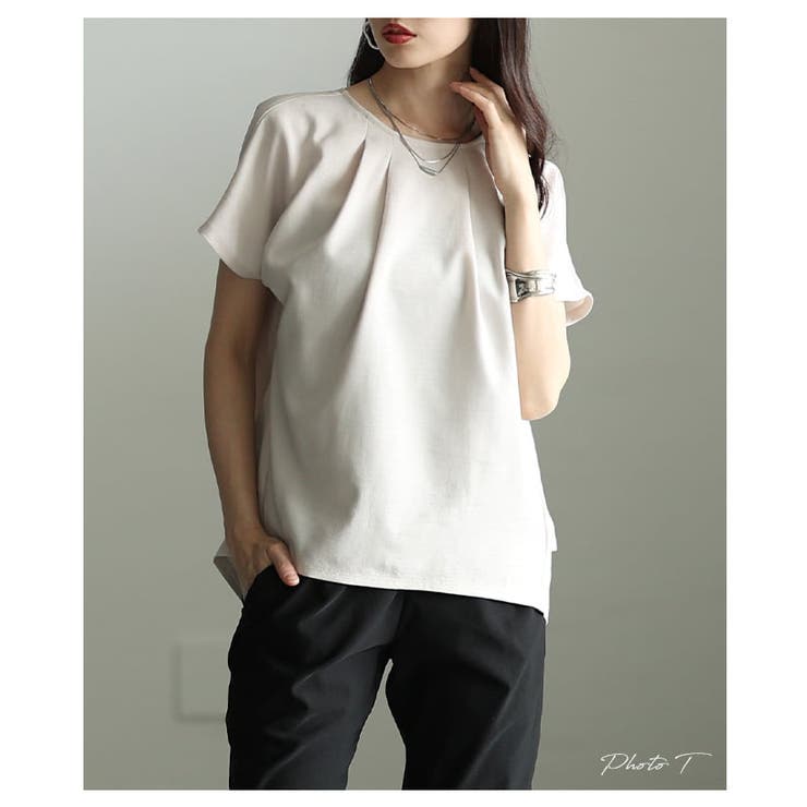 シルエットで差がつくタックデザインブラウス レディース トップス | Sawa a la mode | 詳細画像2 