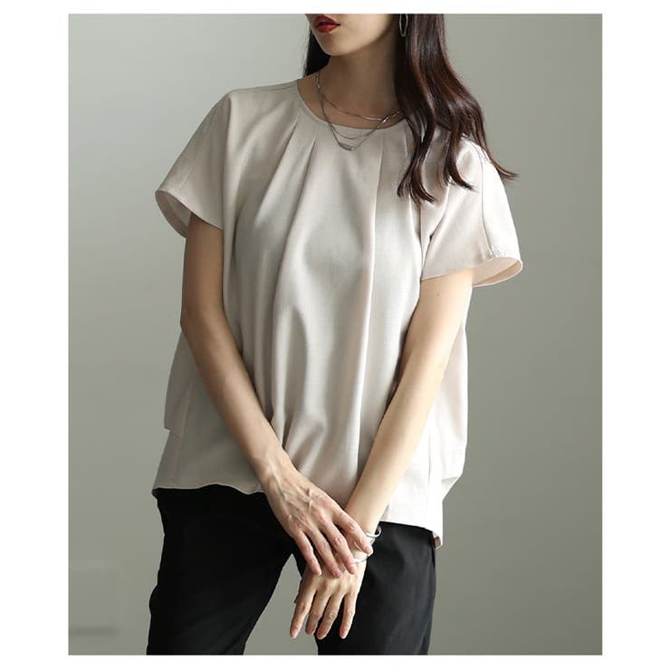 シルエットで差がつくタックデザインブラウス レディース トップス | Sawa a la mode | 詳細画像4 