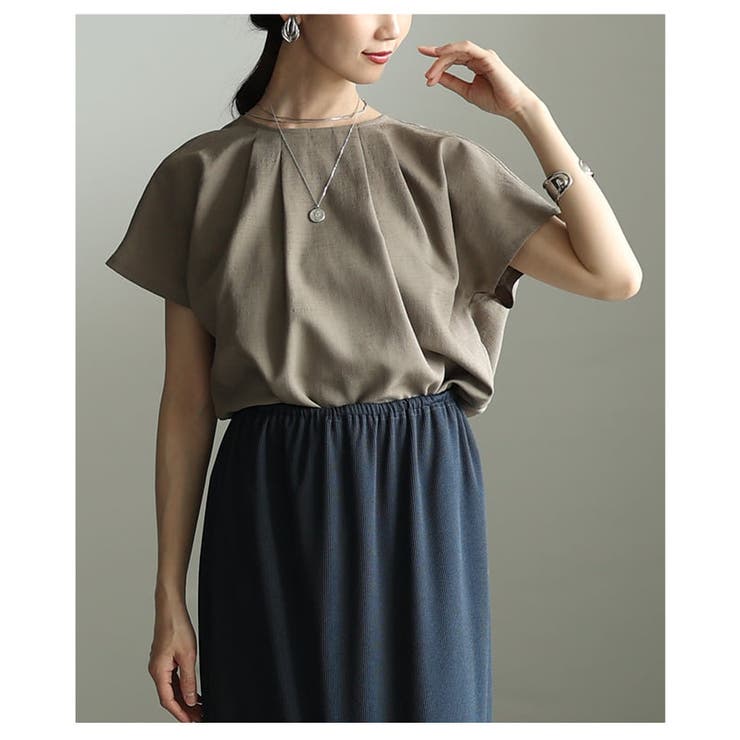 シルエットで差がつくタックデザインブラウス レディース トップス | Sawa a la mode | 詳細画像15 