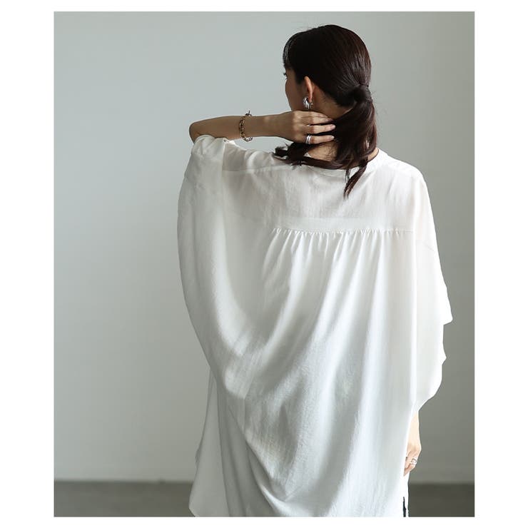 大人の余裕感じるオーバーサイズシャツチュニック レディース ファッション | Sawa a la mode | 詳細画像16 