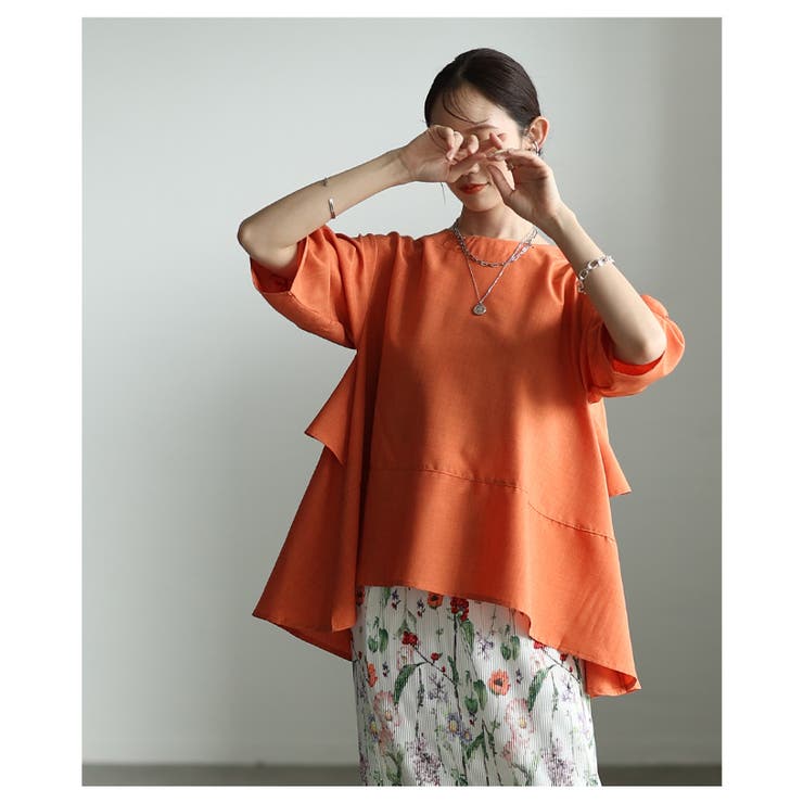 女ゴコロを鷲掴むバックフリルフレアシルエットブラウス レディース ファッション | Sawa a la mode | 詳細画像11 