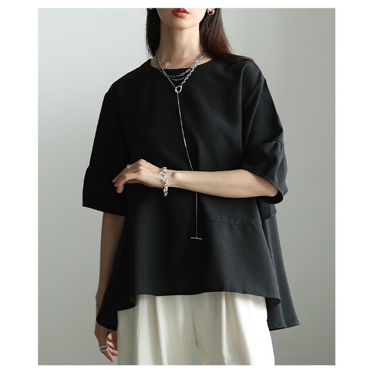 女ゴコロを鷲掴むバックフリルフレアシルエットブラウス レディース ファッション | Sawa a la mode | 詳細画像17 