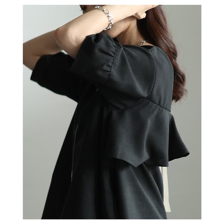 女ゴコロを鷲掴むバックフリルフレアシルエットブラウス レディース ファッション | Sawa a la mode | 詳細画像20 