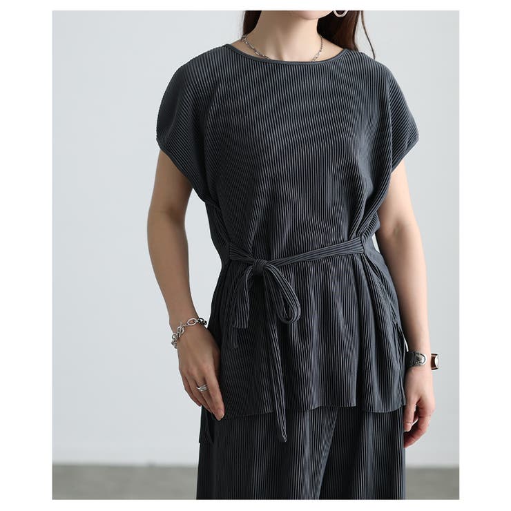 着こなし自在なプリーツカットソーセットアップ レディース ファッション | Sawa a la mode | 詳細画像10 
