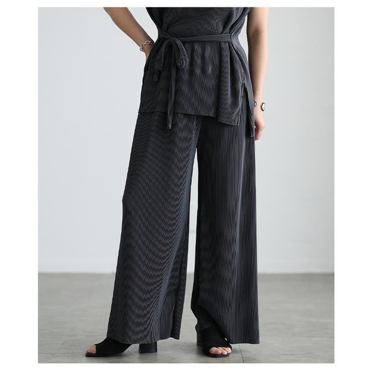 着こなし自在なプリーツカットソーセットアップ レディース ファッション | Sawa a la mode | 詳細画像11 
