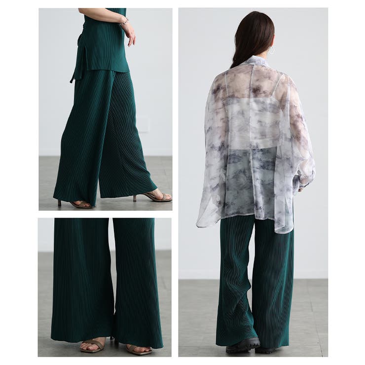 着こなし自在なプリーツカットソーセットアップ レディース ファッション | Sawa a la mode | 詳細画像19 