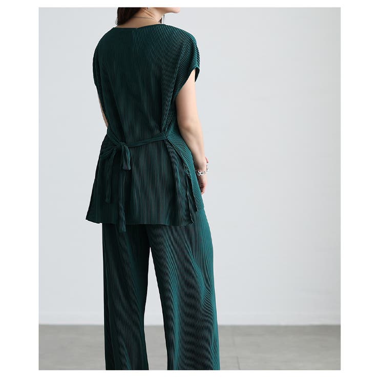 着こなし自在なプリーツカットソーセットアップ レディース ファッション | Sawa a la mode | 詳細画像21 