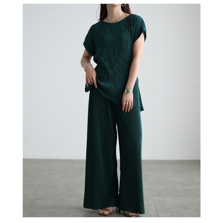 着こなし自在なプリーツカットソーセットアップ レディース ファッション | Sawa a la mode | 詳細画像22 