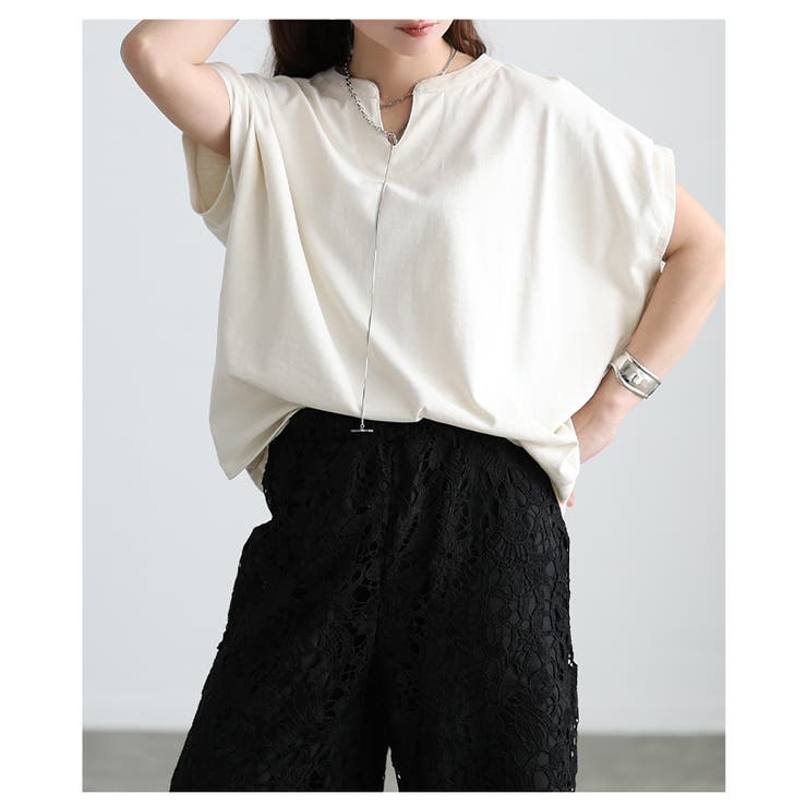 着回し力抜群なドルマンスリーブキーネックプルオーバー レディース ファッション | Sawa a la mode | 詳細画像19 