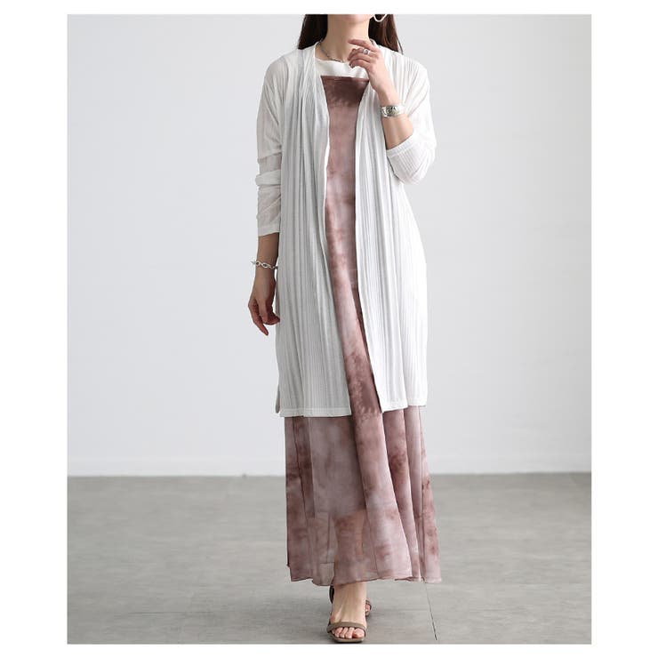 夏に頼れるUVカット＆DRYエンボスロングカーディガン レディース ファッション | Sawa a la mode | 詳細画像11 