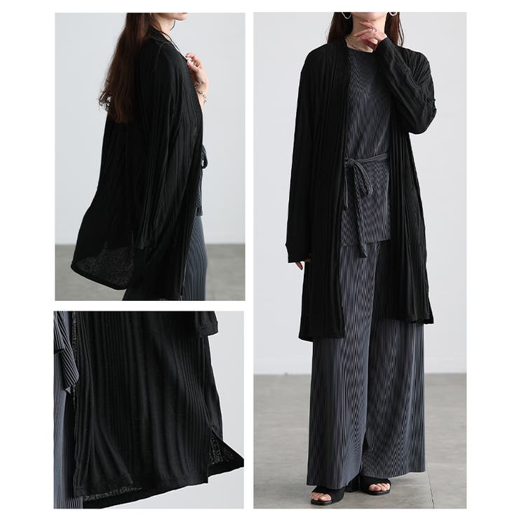 夏に頼れるUVカット＆DRYエンボスロングカーディガン レディース ファッション | Sawa a la mode | 詳細画像18 