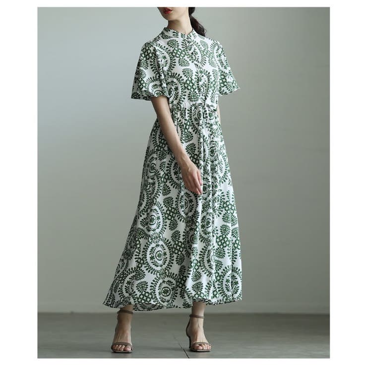 着るだけで絵になるオリエンタル刺繍風プリントワンピース レディース ワンピース | Sawa a la mode | 詳細画像12 