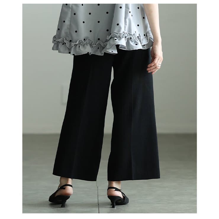 品よく決まる配色デザインサマーニットセットアップ レディース 上下セット | Sawa a la mode | 詳細画像16 
