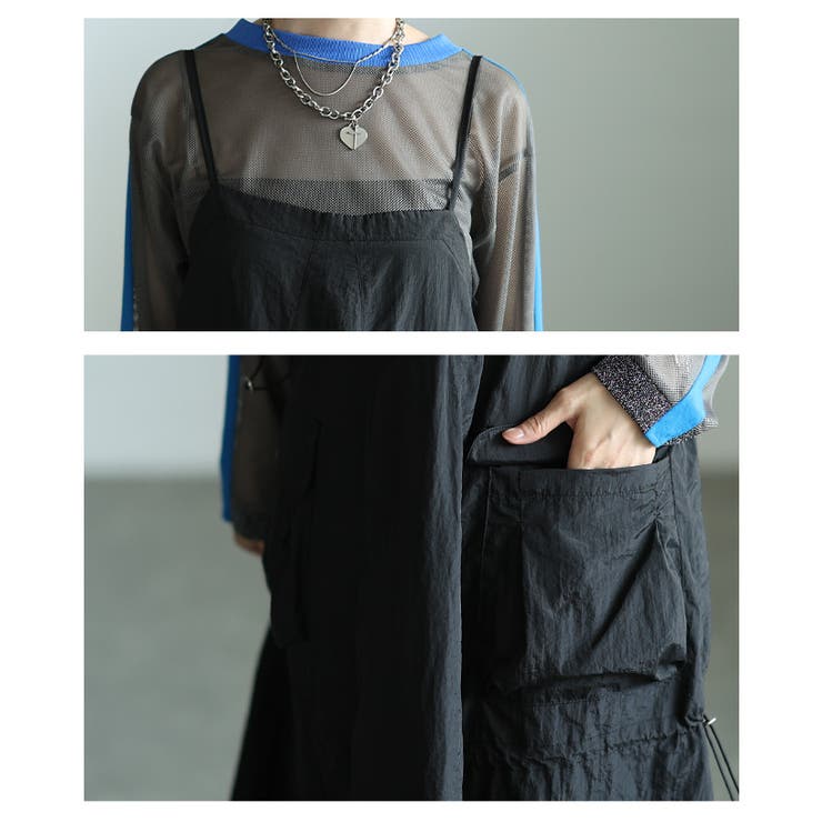 お気に召すままカーゴポケットドロストサロペットスカート レディース ファッション | Sawa a la mode | 詳細画像5 