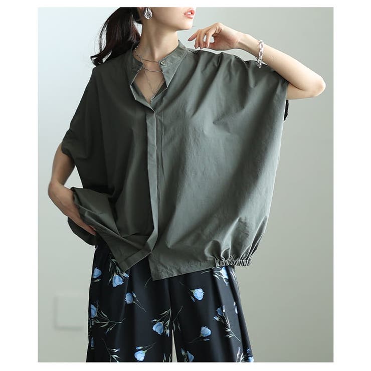 超伸縮でラクに着れるストレッチドルマンシャツブラウス レディース トップス | Sawa a la mode | 詳細画像12 