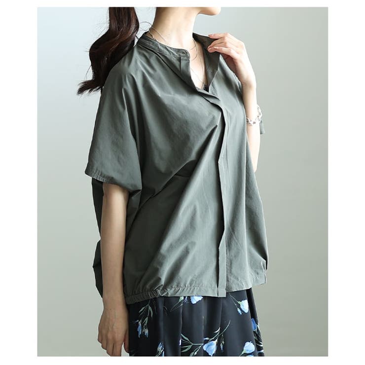 超伸縮でラクに着れるストレッチドルマンシャツブラウス レディース トップス | Sawa a la mode | 詳細画像15 