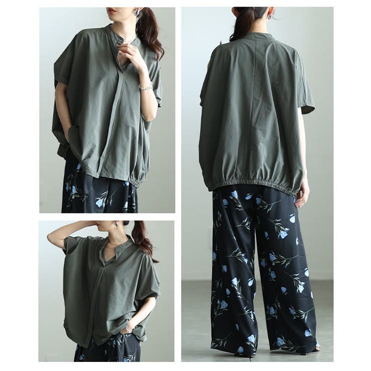 超伸縮でラクに着れるストレッチドルマンシャツブラウス レディース トップス | Sawa a la mode | 詳細画像17 