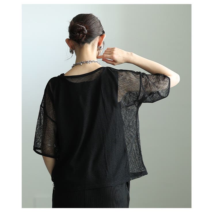 こなれるラフ感で決まるボーダー柄シアープルオーバー レディース ファッション | Sawa a la mode | 詳細画像18 