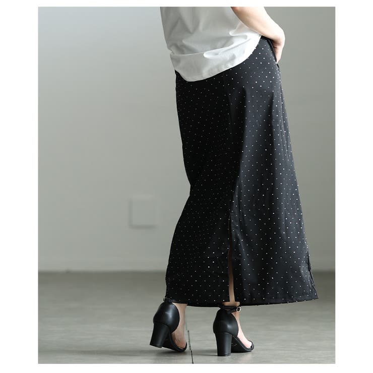 着回し上手なドット柄異素材シャツ＆ナロースカート レディース ファッション | Sawa a la mode | 詳細画像14 