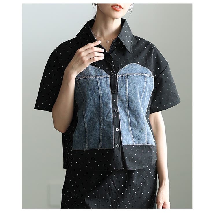 着回し上手なドット柄異素材シャツ＆ナロースカート レディース ファッション | Sawa a la mode | 詳細画像16 