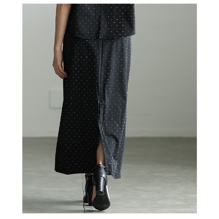 着回し上手なドット柄異素材シャツ＆ナロースカート レディース ファッション | Sawa a la mode | 詳細画像19 