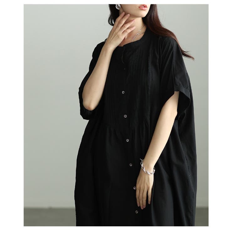 心地の良い涼し気なピンタックインド綿ワンピース レディース ファッション | Sawa a la mode | 詳細画像8 