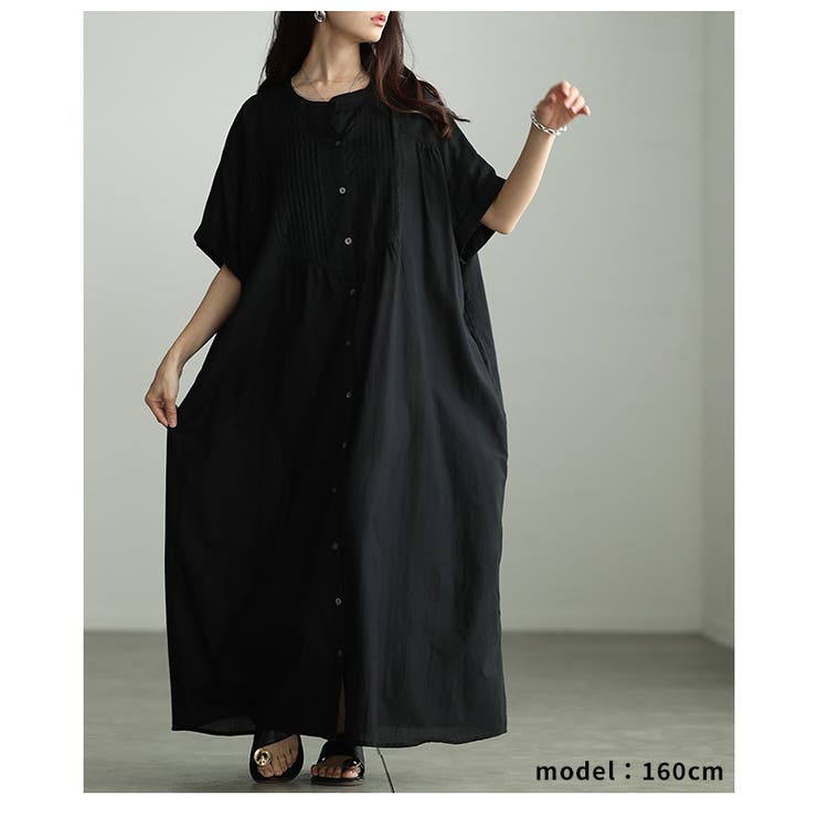心地の良い涼し気なピンタックインド綿ワンピース レディース ファッション | Sawa a la mode | 詳細画像22 