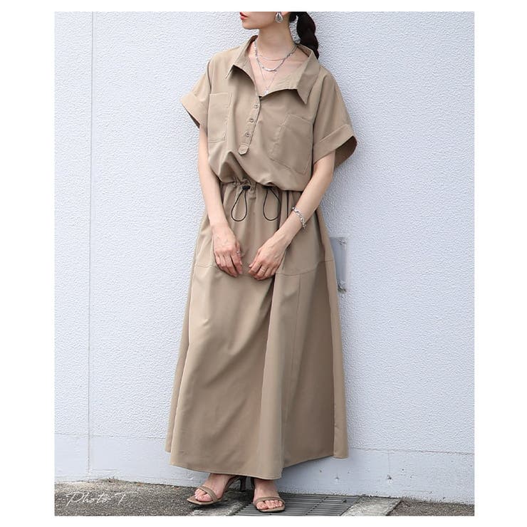 こなれ感をつくるスキッパードロストシャツワンピース レディース ワンピース | Sawa a la mode | 詳細画像2 