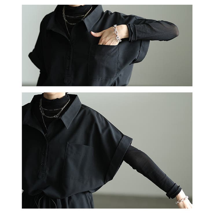 こなれ感をつくるスキッパードロストシャツワンピース レディース ワンピース | Sawa a la mode | 詳細画像5 