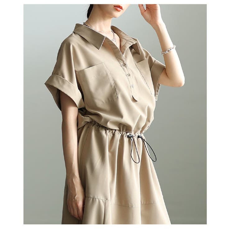 こなれ感をつくるスキッパードロストシャツワンピース レディース ワンピース | Sawa a la mode | 詳細画像8 