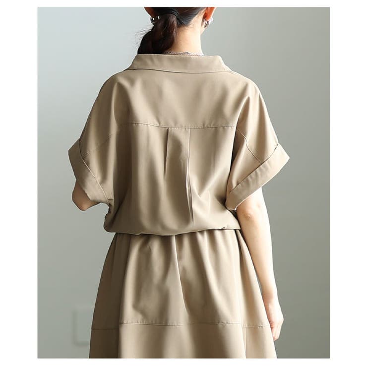 こなれ感をつくるスキッパードロストシャツワンピース レディース ワンピース | Sawa a la mode | 詳細画像9 