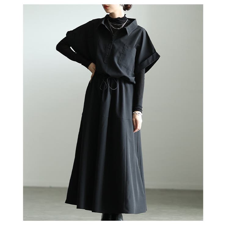 こなれ感をつくるスキッパードロストシャツワンピース レディース ワンピース | Sawa a la mode | 詳細画像12 