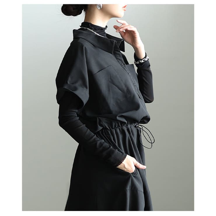 こなれ感をつくるスキッパードロストシャツワンピース レディース ワンピース | Sawa a la mode | 詳細画像15 