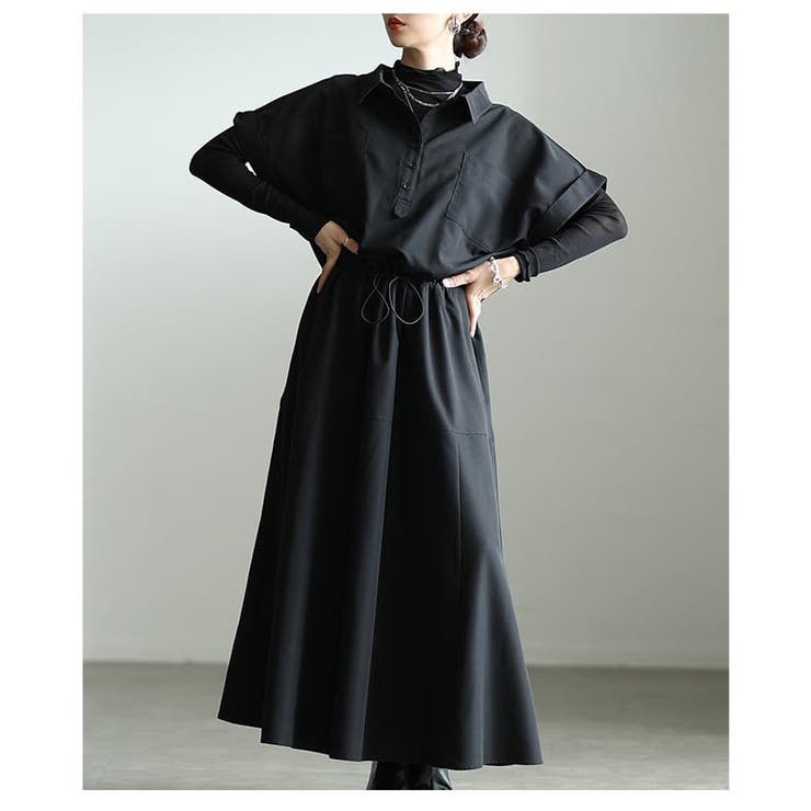こなれ感をつくるスキッパードロストシャツワンピース レディース ワンピース | Sawa a la mode | 詳細画像16 