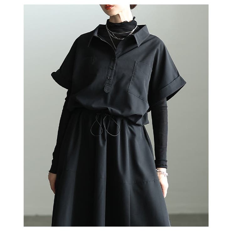 こなれ感をつくるスキッパードロストシャツワンピース レディース ワンピース | Sawa a la mode | 詳細画像18 