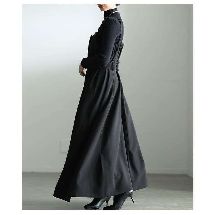 モードな空気を纏うベアトップ風キャミワンピース レディース ワンピース | Sawa a la mode | 詳細画像8 