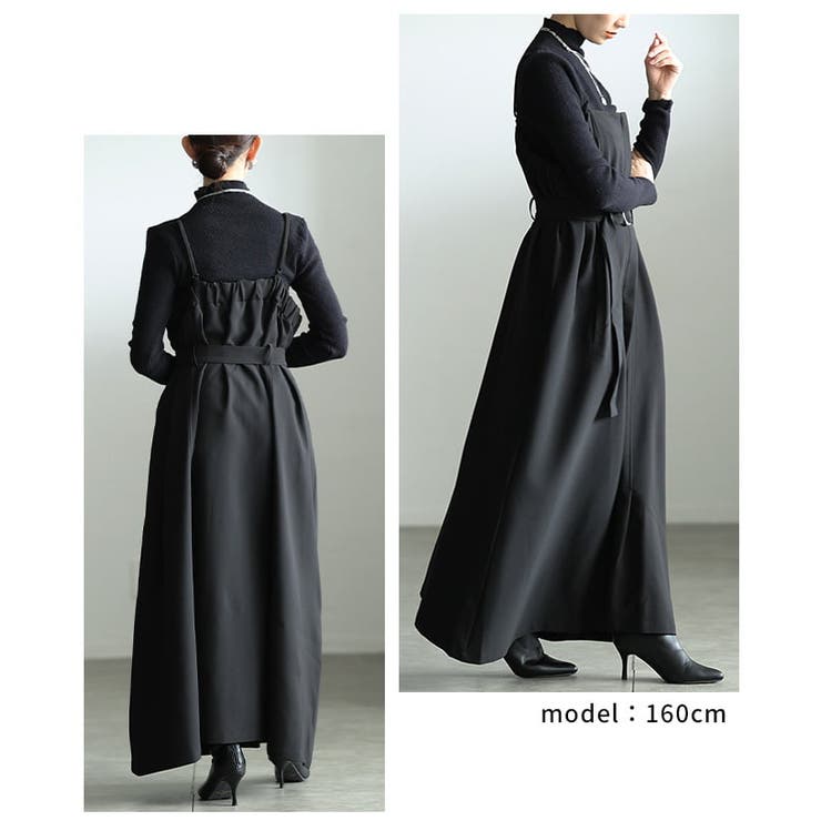 モードな空気を纏うベアトップ風キャミワンピース レディース ワンピース | Sawa a la mode | 詳細画像10 