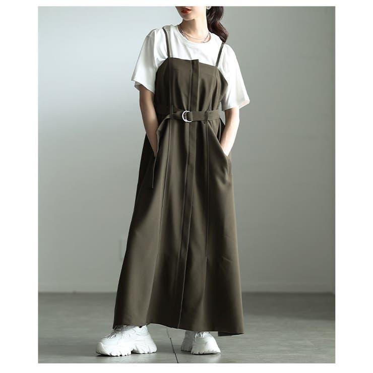 モードな空気を纏うベアトップ風キャミワンピース レディース ワンピース | Sawa a la mode | 詳細画像16 