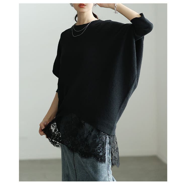 重ねるだけで華やぐ裾レースヘムタンクトップ レディース トップス | Sawa a la mode | 詳細画像8 