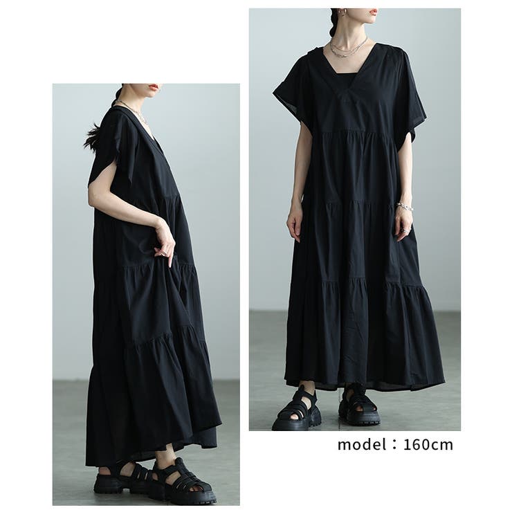 心地いい涼し気なティアードインド綿ワンピース レディース ファッション | Sawa a la mode | 詳細画像15 